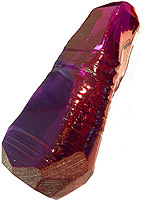 cristal boule alexandrite de synth&egrave;se fusion par tirage