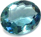 quartz synth&eacute;tique hydrothermal bleu clair