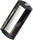 moissanite de synth&egrave;se couleur satur&eacute;e