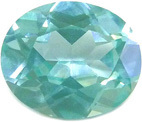 spinelle synthetique vert lagon proc&eacute;d&eacute; verneuil
