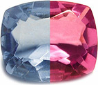 verre &agrave; changement de couleur dop&eacute; au neodyme