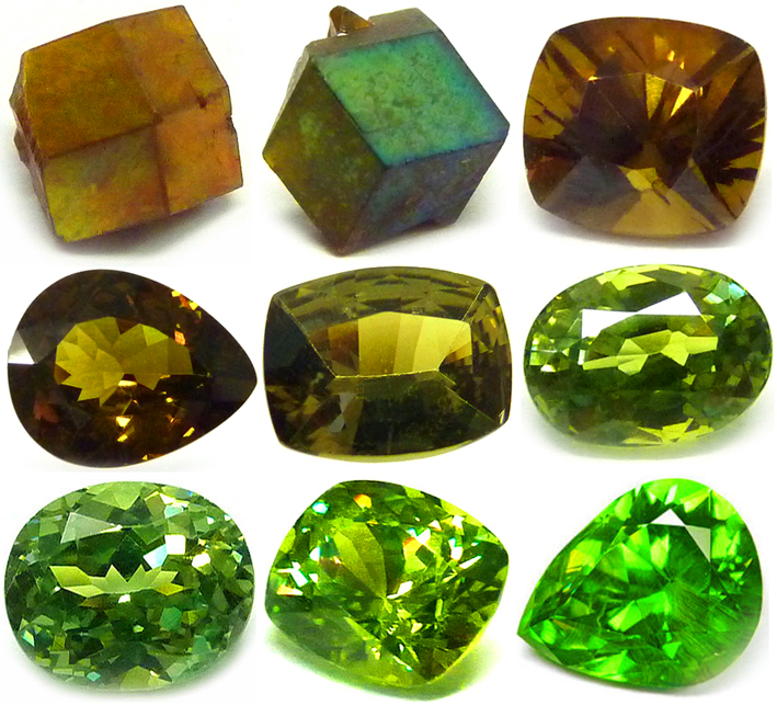 photo 9 grenats Andradite